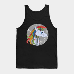 Mecha Cyborg The Last Unicorn Tank Top